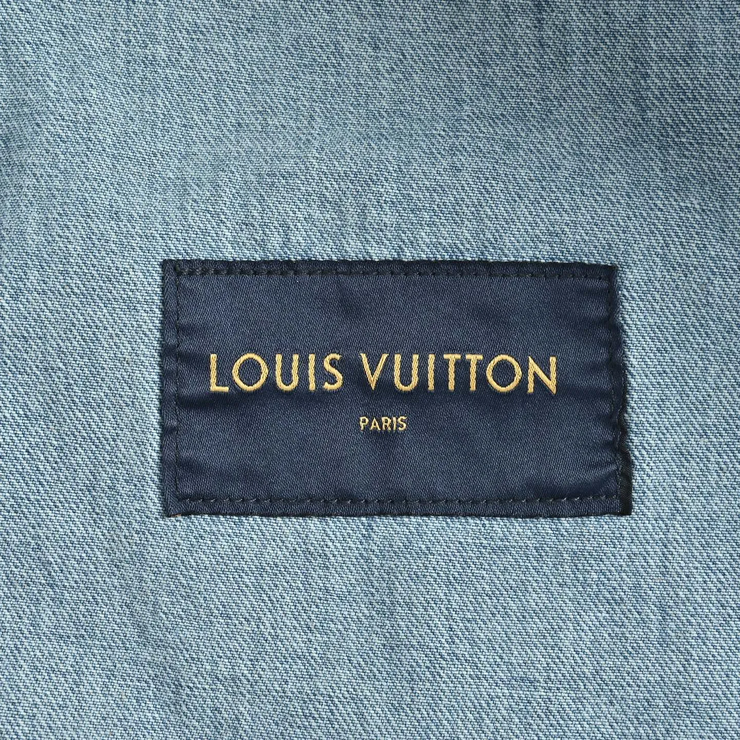 Louis Vuitton/Louis Vuitton washed ripped denim jacket